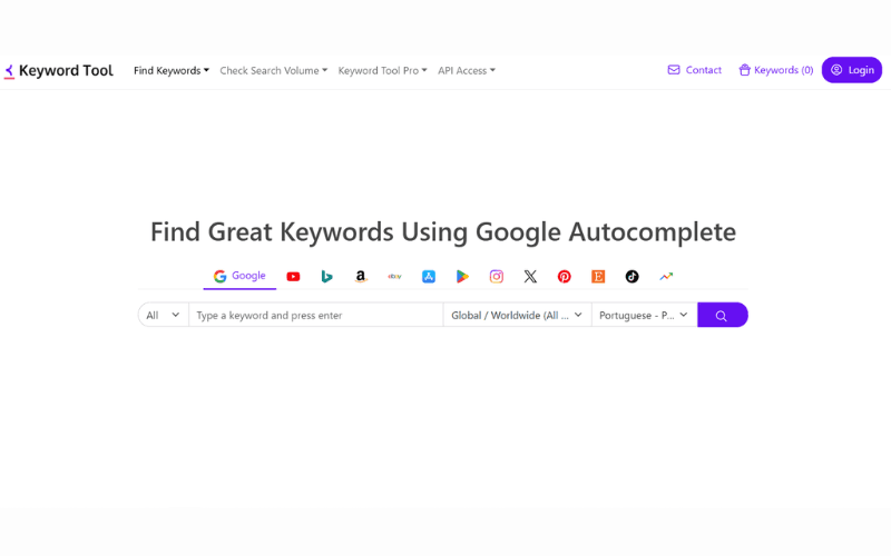 Keyword Tool